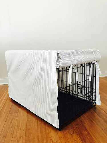 Crate Cover, Kennel Cover, Dog Crate Cover, Stipe Crate Cover, Dog Kennel Cover, Designer Crate Cover, Pet Kennel Cover