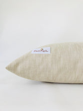 Load image into Gallery viewer, Close up of Plush Pup Inc&#39;s brown canvas dog bed cover