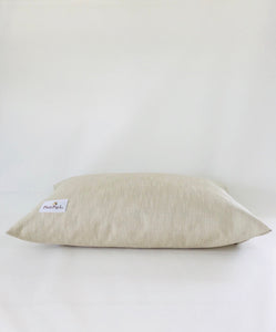 Brown canvas dog bed cover